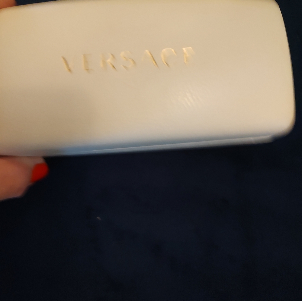 Cream VERSACE Glass Case